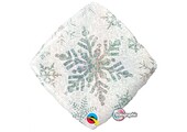 Snowflakes Sparkles White - 18 inch - Qualatex