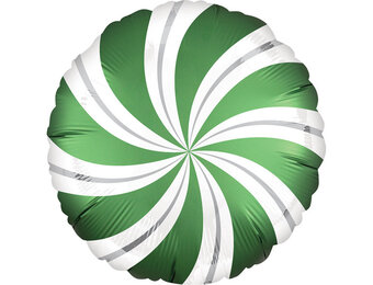 Candy Swirl - Satin Luxe Emerald Green - 18 inch - Anagram