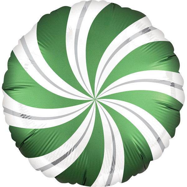 Candy Swirl - Satin Luxe Emerald Green - 18 inch - Anagram