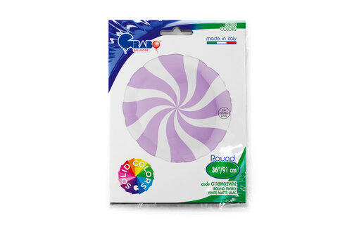 Candy Swirl - Matte Lilac - 36 inch - Grabo
