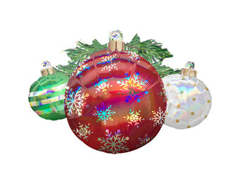 Ornaments Iridescent - 35 x 24 inch - Anagram
