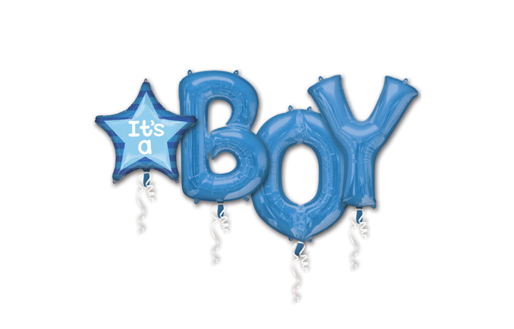 It's A Boy (letter bunch) - Blue - Anagram