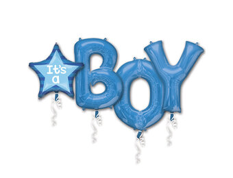 It's A Boy (letter bunch) - Blue - Anagram