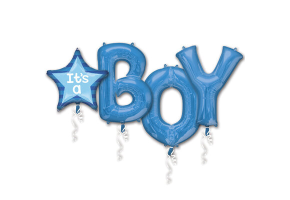 It's A Boy (letter bunch) - Blue - Anagram