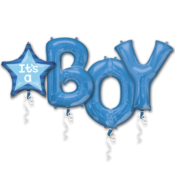 It's A Boy (letter bunch) - Blue - Anagram