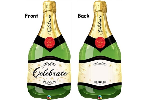 Champagne Bottle - 39 inch - Qualatex