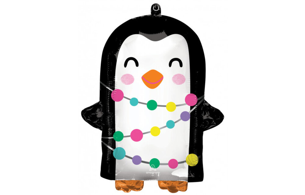 Penguin - Christmaslights - 14 x 17 inch - Anagram
