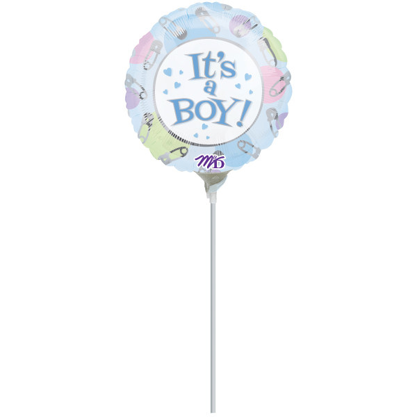 MICRO - It's A Boy - Dots & Pins - 9inch - Anagram - Airfilled