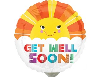 MICRO - Get Well Soon Sunshine - 9inch - Anagram - 1 stk VOL