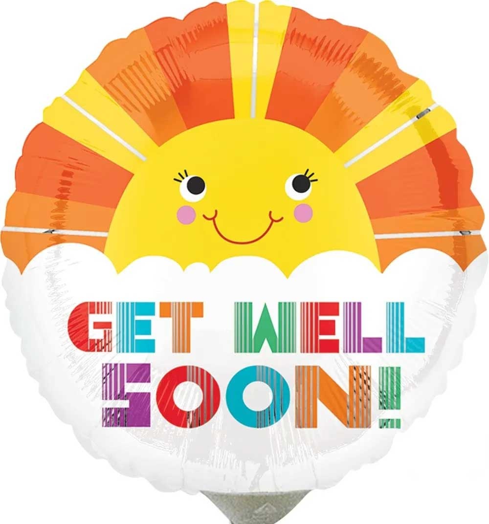 MICRO - Get Well Soon Sunshine - 9inch - Anagram - 1 stk VOL