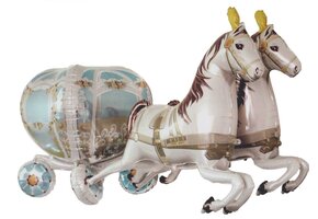 Wedding Carriage - 3D - 40 inch x 35 inch x 47 inch - Grabo