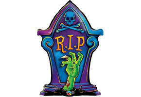 Tombstone / Grafsteen R.I.P. - 36 inch - Qualatex