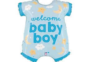 Onesie - Welcome Baby Boy - 26 inch - Grabo