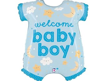 Onesie - Welcome Baby Boy - 26 inch - Grabo