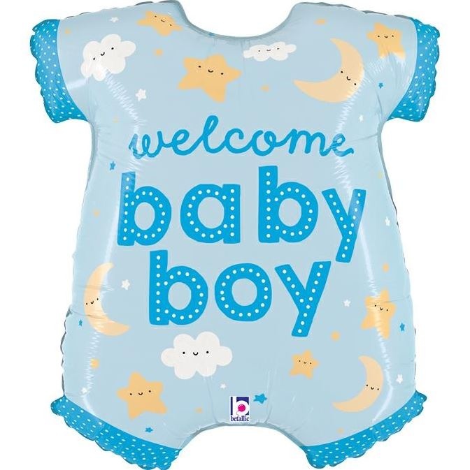 Onesie - Welcome Baby Boy - 26 inch - Grabo
