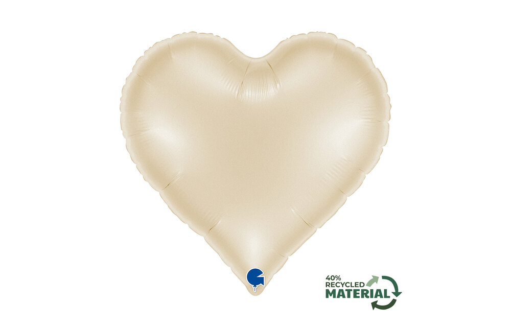 Sweetie Heart - Satin Cream - 18 inch - Grabo