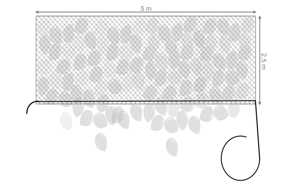 DIY Balloon Drop Net