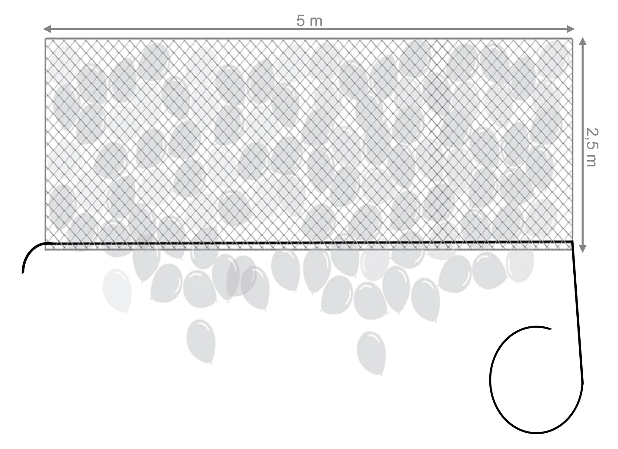 DIY Balloon Drop Net