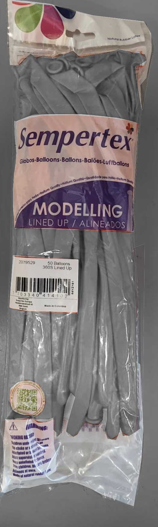 Sempertex 360 Nozzle Up - Grey 081 - 50 Pieces