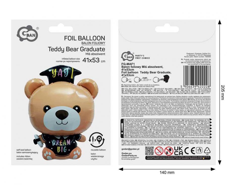 Graduate - Teddy Bear - 41cm x 53cm