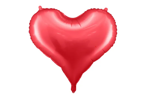 Elegant Heart - Red - 29 inch