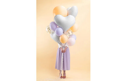 Elegant Heart - White - 29 inch