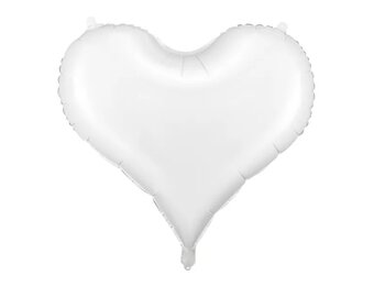 Elegant Heart - White - 29 inch