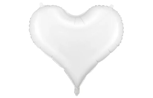 Elegant Heart - White - 29 inch