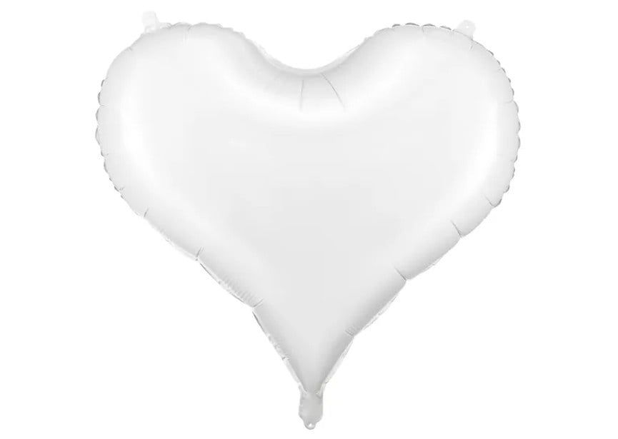 Elegant Heart - White - 29 inch