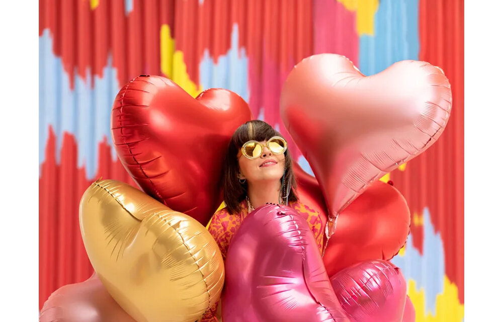 Elegant Heart - Light Pink - 29 inch