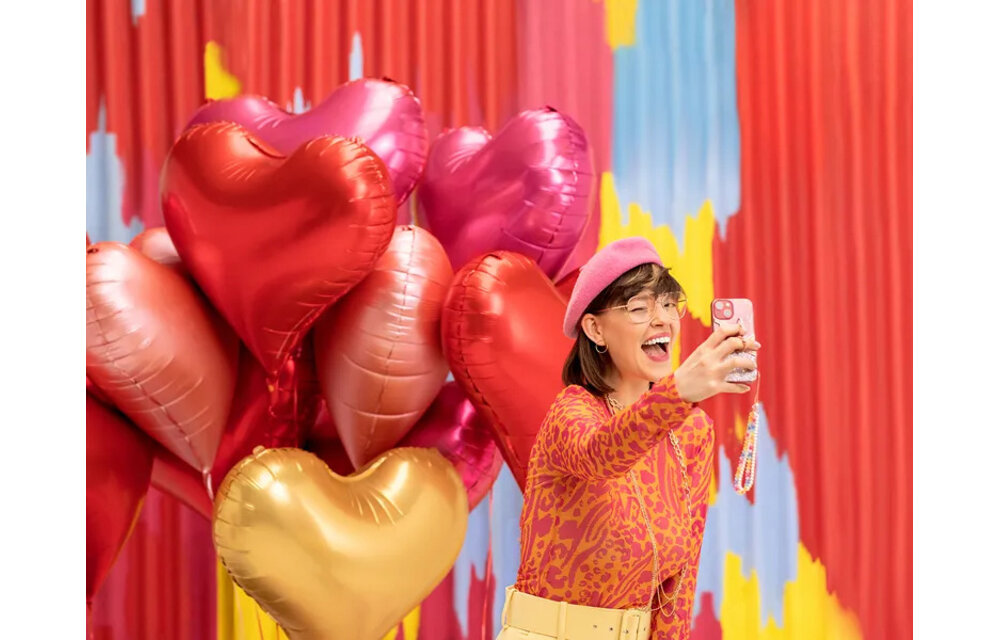 Elegant Heart - Pink - 29 inch