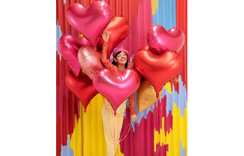 Elegant Heart - Pink - 29 inch