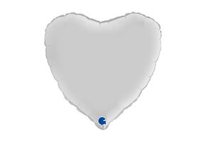 Heart - Satin White - 18 inch - Grabo