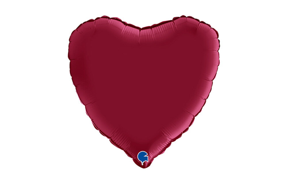 Heart - Satin Cherry - 18 inch - Grabo