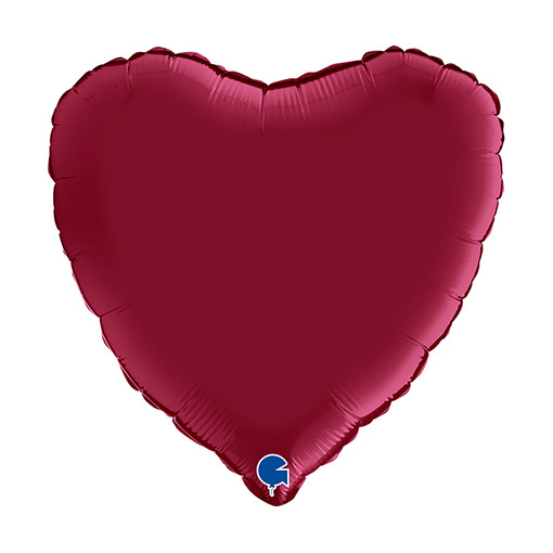 Heart - Satin Cherry - 18 inch - Grabo