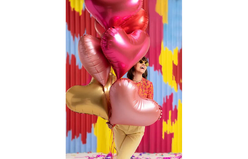 Elegant Heart - Red - 29 inch