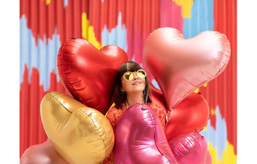 Elegant Heart - Red - 29 inch