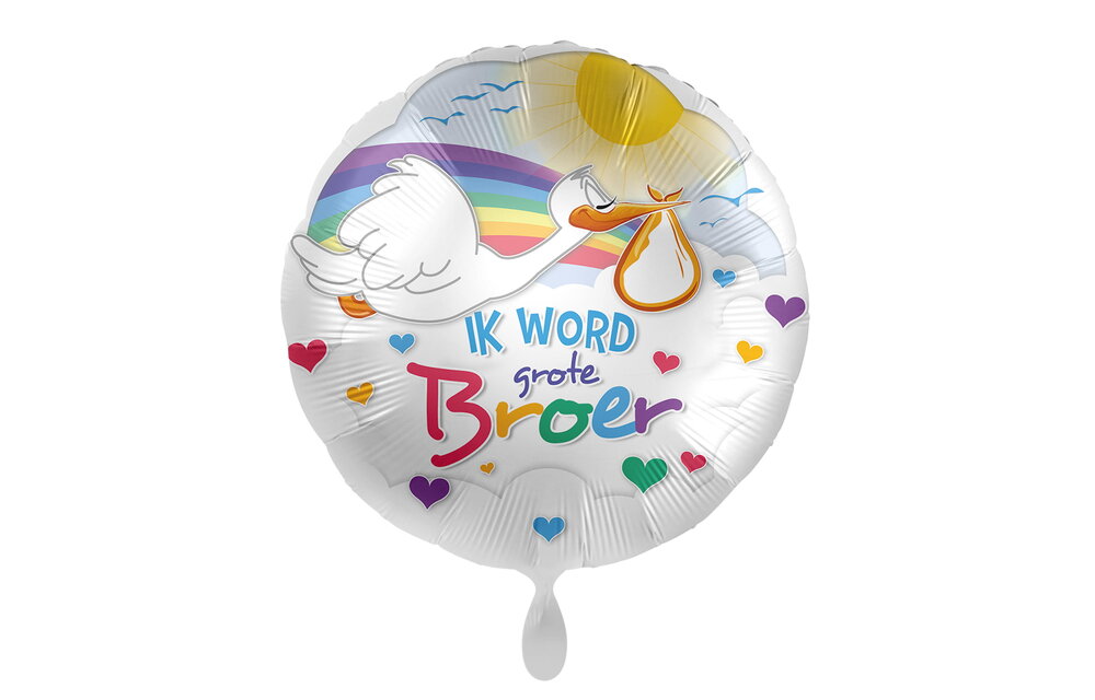 Ik word Grote Broer - 18"/45cm - 2 stuks ***