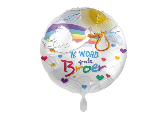Ik word Grote Broer - 18"/45cm - 2 stuks ***