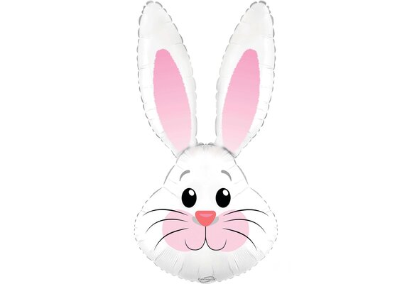 Cute Rabbit - White Metallic - 35 inch - Oaktree