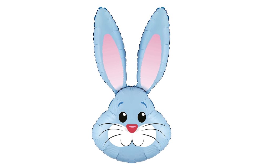 Cute Rabbit - Blue Metallic - 35 inch - Oaktree