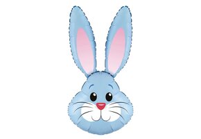 Cute Rabbit - Blue Metallic - 35 inch - Oaktree