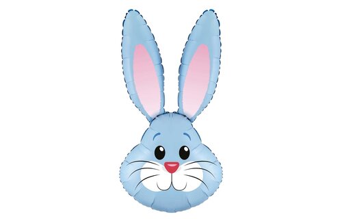 Cute Rabbit - Blue Metallic - 35 inch - Oaktree