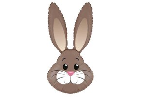 Cute Rabbit - Brown Metallic - 35 inch - Oaktree