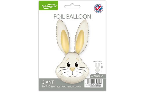Cute Rabbit - Ivory Gold Metallic - 35 inch - Oaktree
