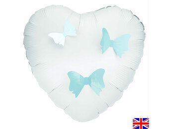3D Adhesive Bows - Blue - 12 stuks