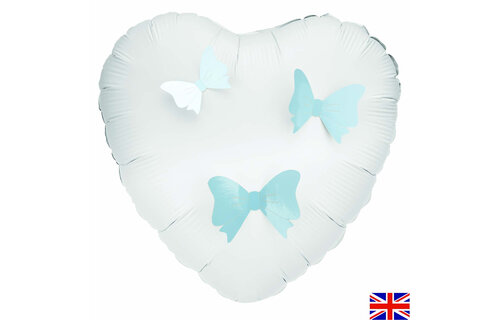 3D Adhesive Bows - Blue - 12 pieces