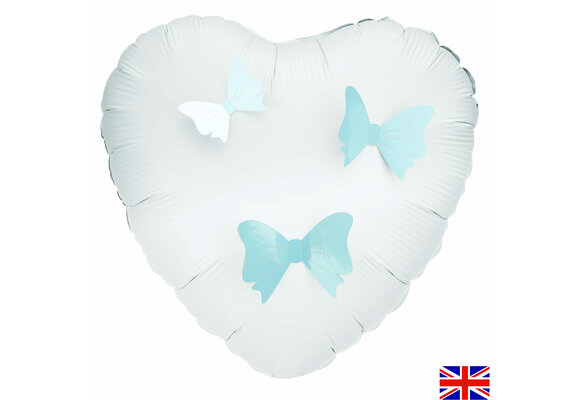 3D Adhesive Bows - Blue - 12 stuks