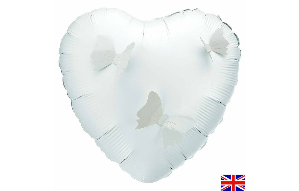 3D Adhesive Bows - White - 12 stuks