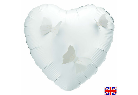 3D Adhesive Bows - White - 12 stuks